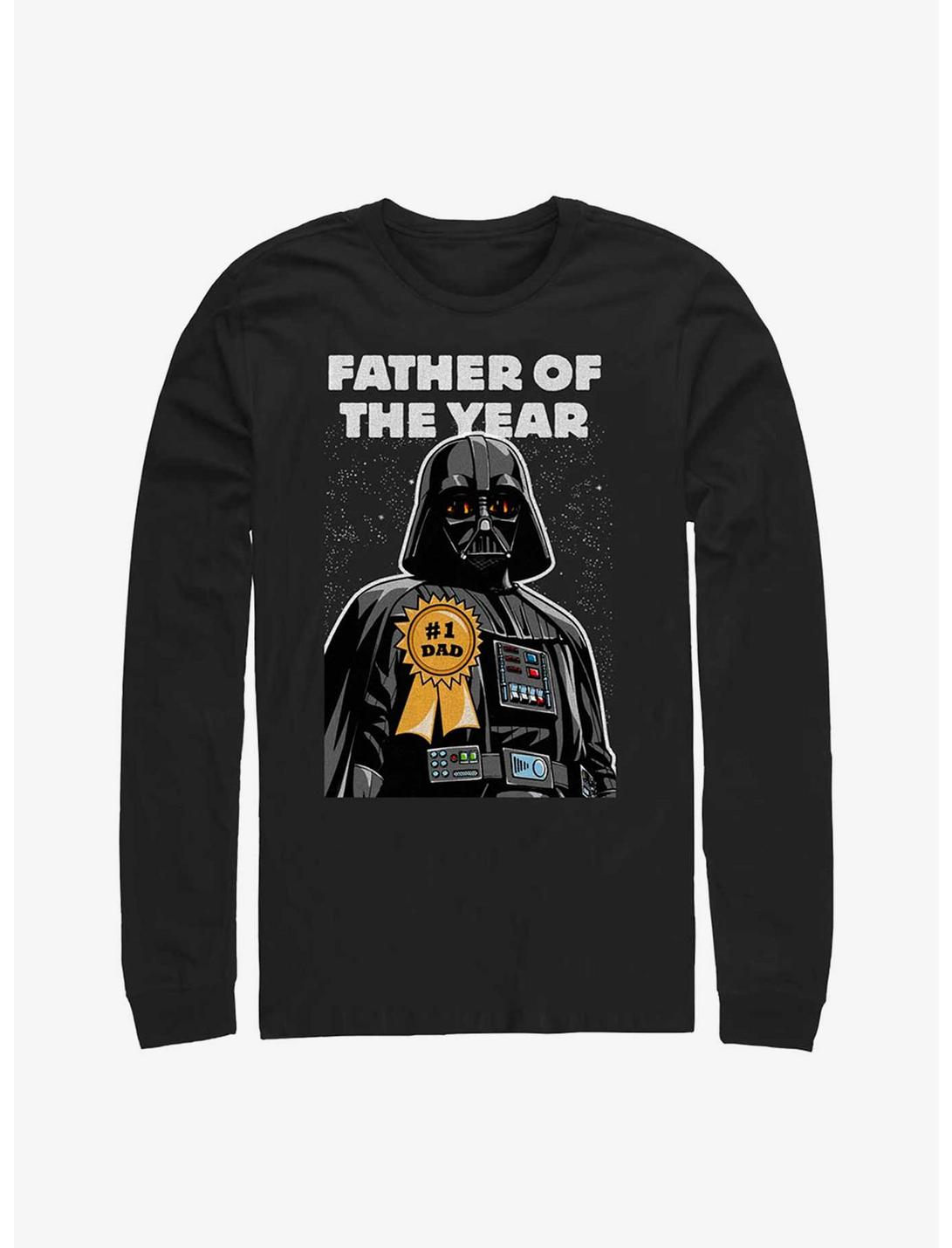 Star Wars Father Of The Year Long Sleeve T-Shirt, BLACK, hi-res