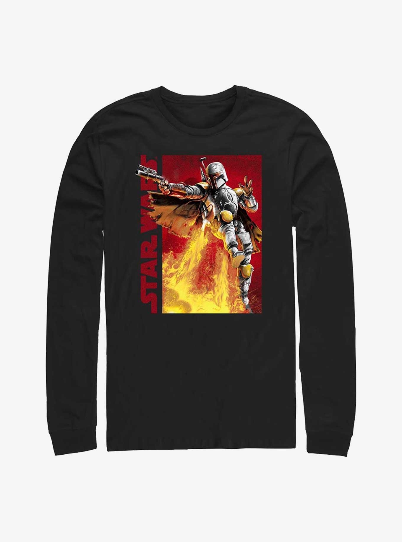 Star Wars Jetpack Boba Fett Long Sleeve T-Shirt, , hi-res