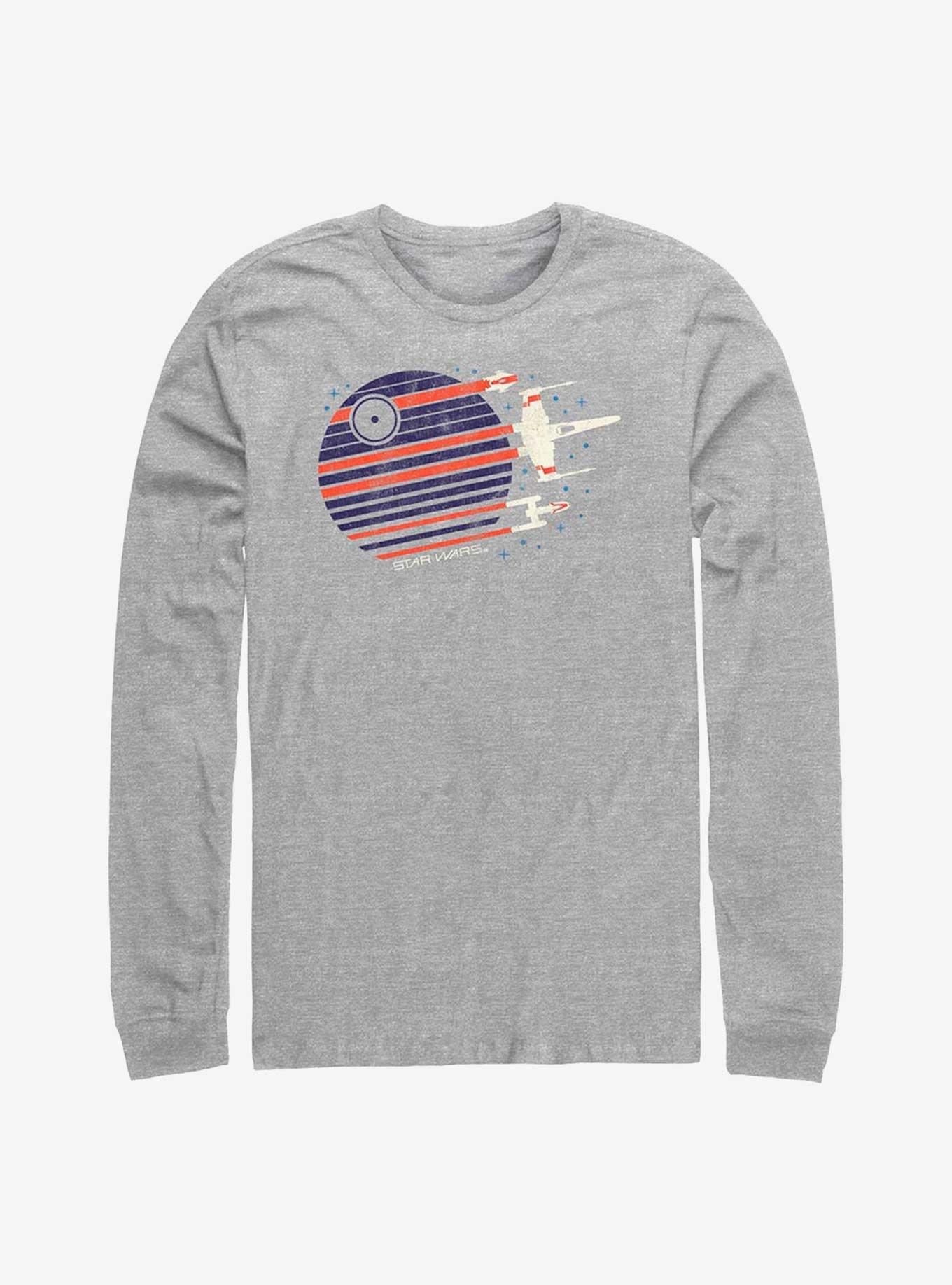 Star Wars Rebel Fly-by Long Sleeve T-Shirt, ATH HTR, hi-res