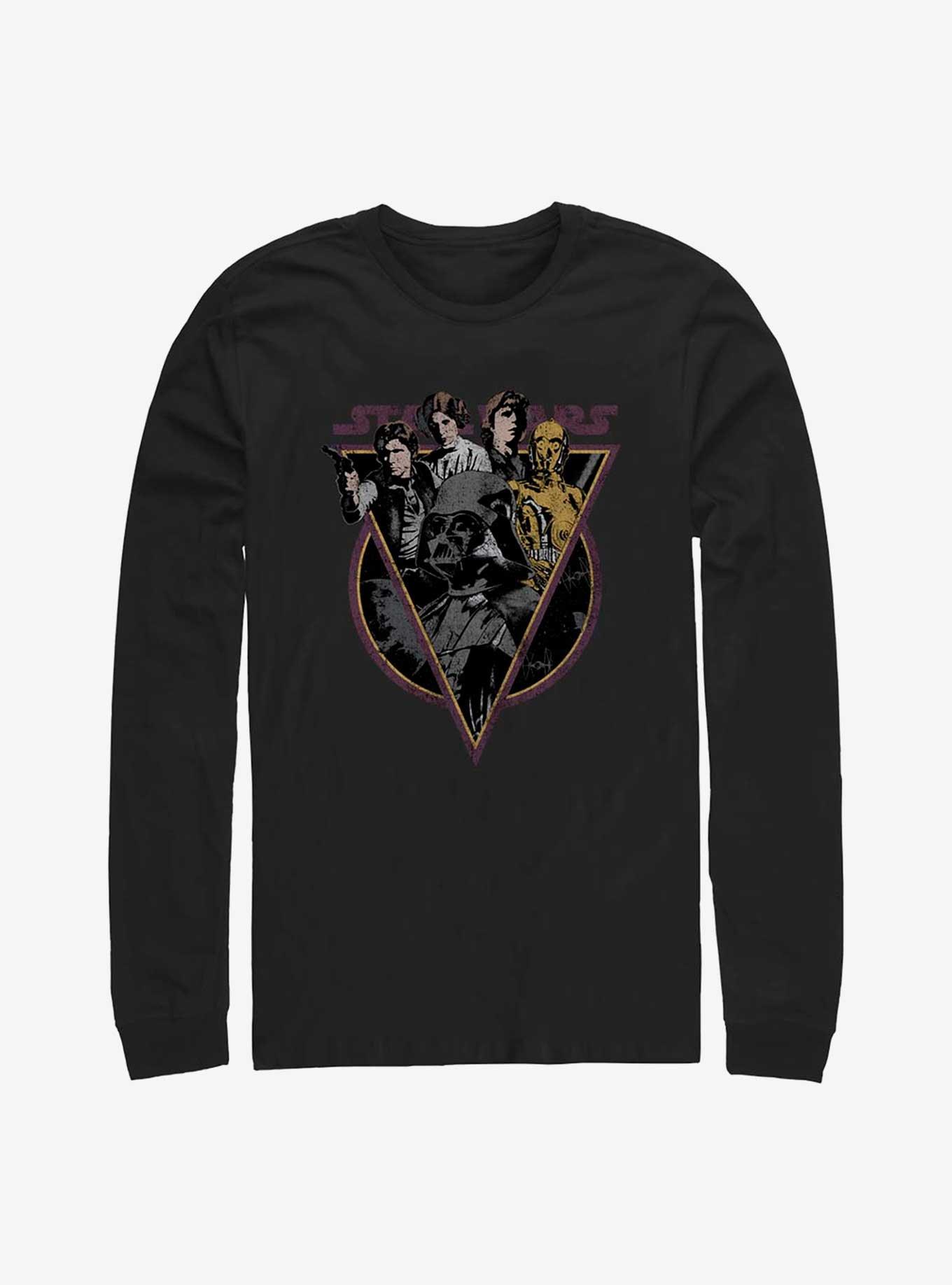 Star Wars Retro Composition Long Sleeve T-Shirt, , hi-res