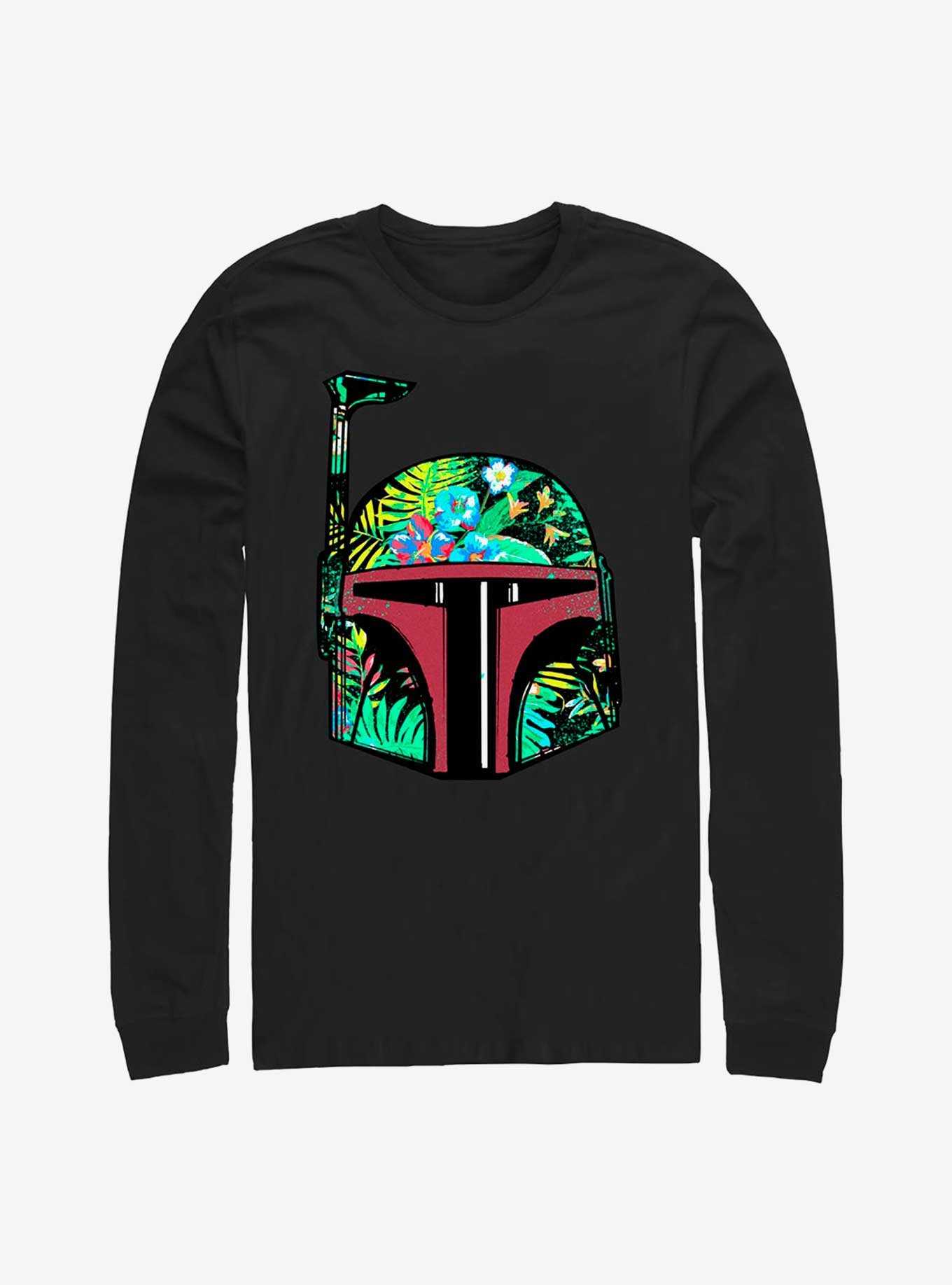 Star Wars Tropical Boba Fett Long Sleeve T-Shirt, , hi-res