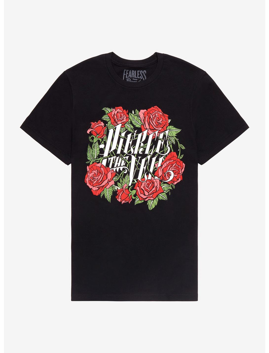 Pierce The Veil Roses Boyfriend Fit Girls T-Shirt | Hot Topic