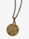 One Piece Heart Pirates Jolly Roger Necklace - BoxLunch Exclusive, , hi-res