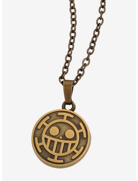 One Piece Heart Pirates Jolly Roger Necklace - BoxLunch Exclusive, , hi-res