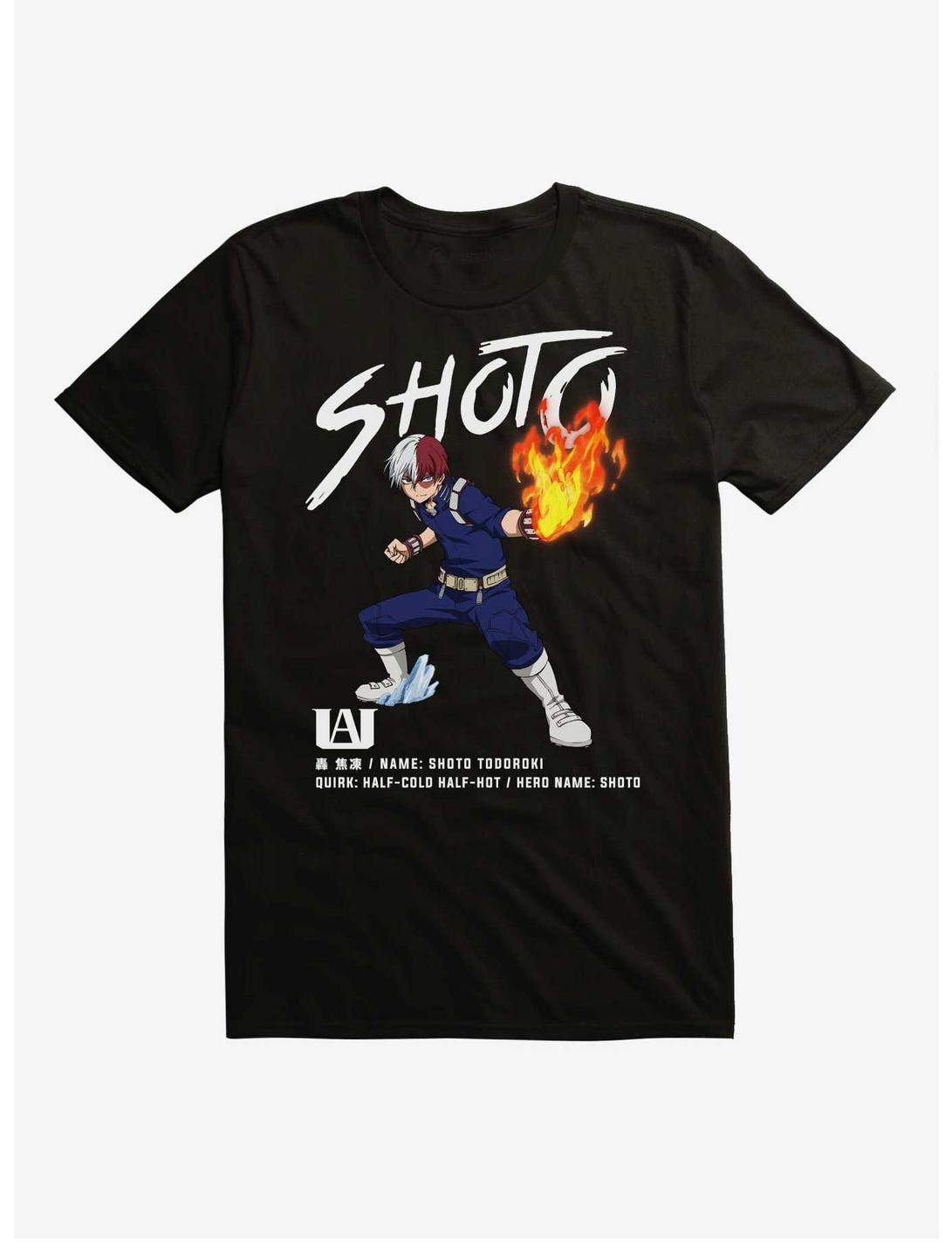 My Hero Academia Shoto Todoroki Quirk T-Shirt, BLACK, hi-res