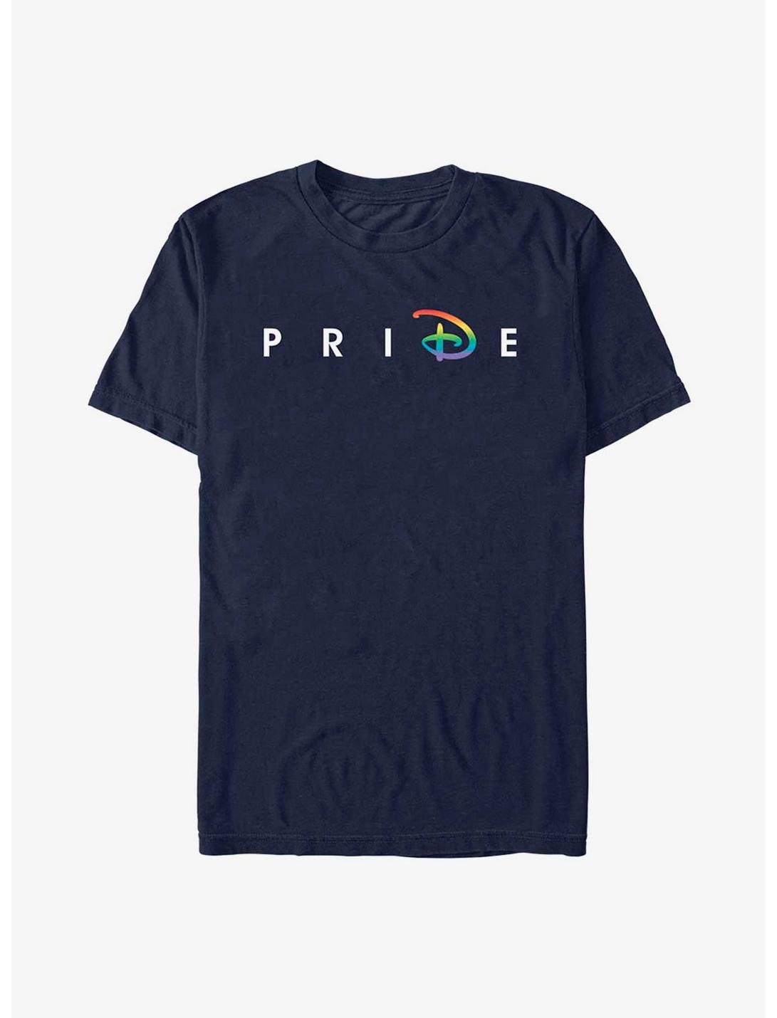 Disney Pride Rainbow Logo T-Shirt, NAVY, hi-res