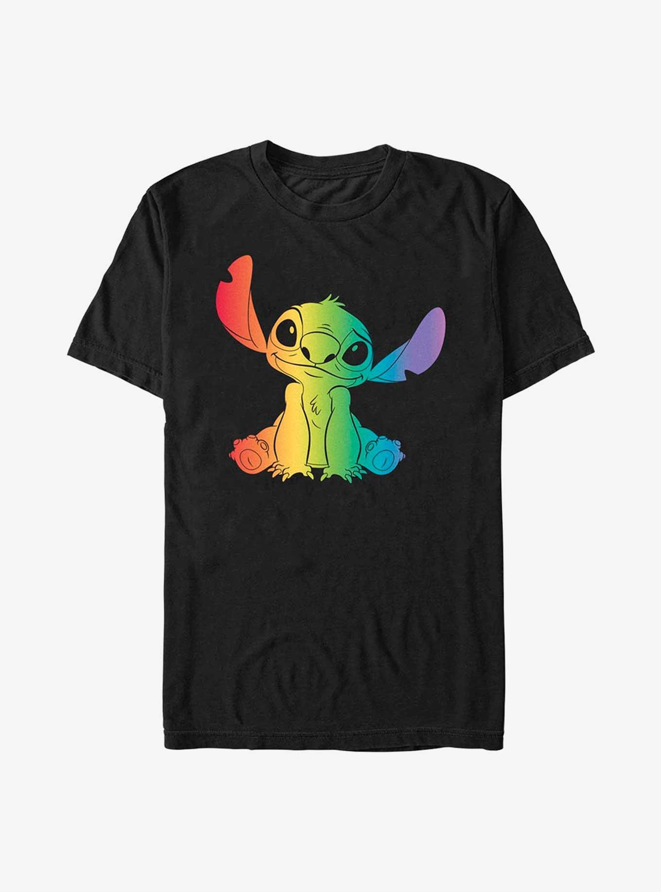 Disney Lilo And Stitch Rainbow Fill T-Shirt, , hi-res