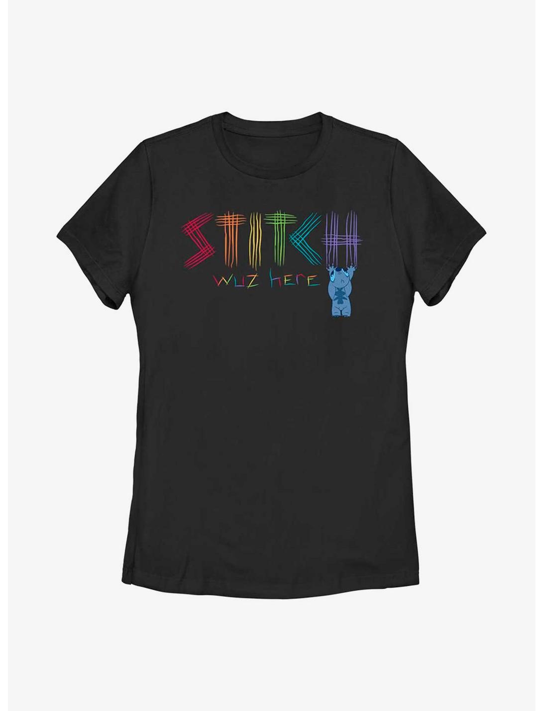Disney Lilo And Stitch Was Here T-Shirt, BLACK, hi-res