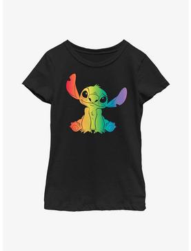 Disney Lilo And Stitch Rainbow Fill Youth T-Shirt, , hi-res