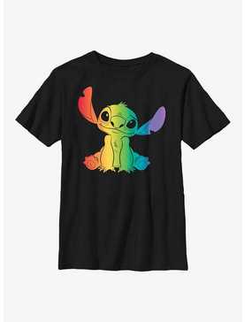 Disney Lilo And Stitch Rainbow Fill Youth T-Shirt, , hi-res