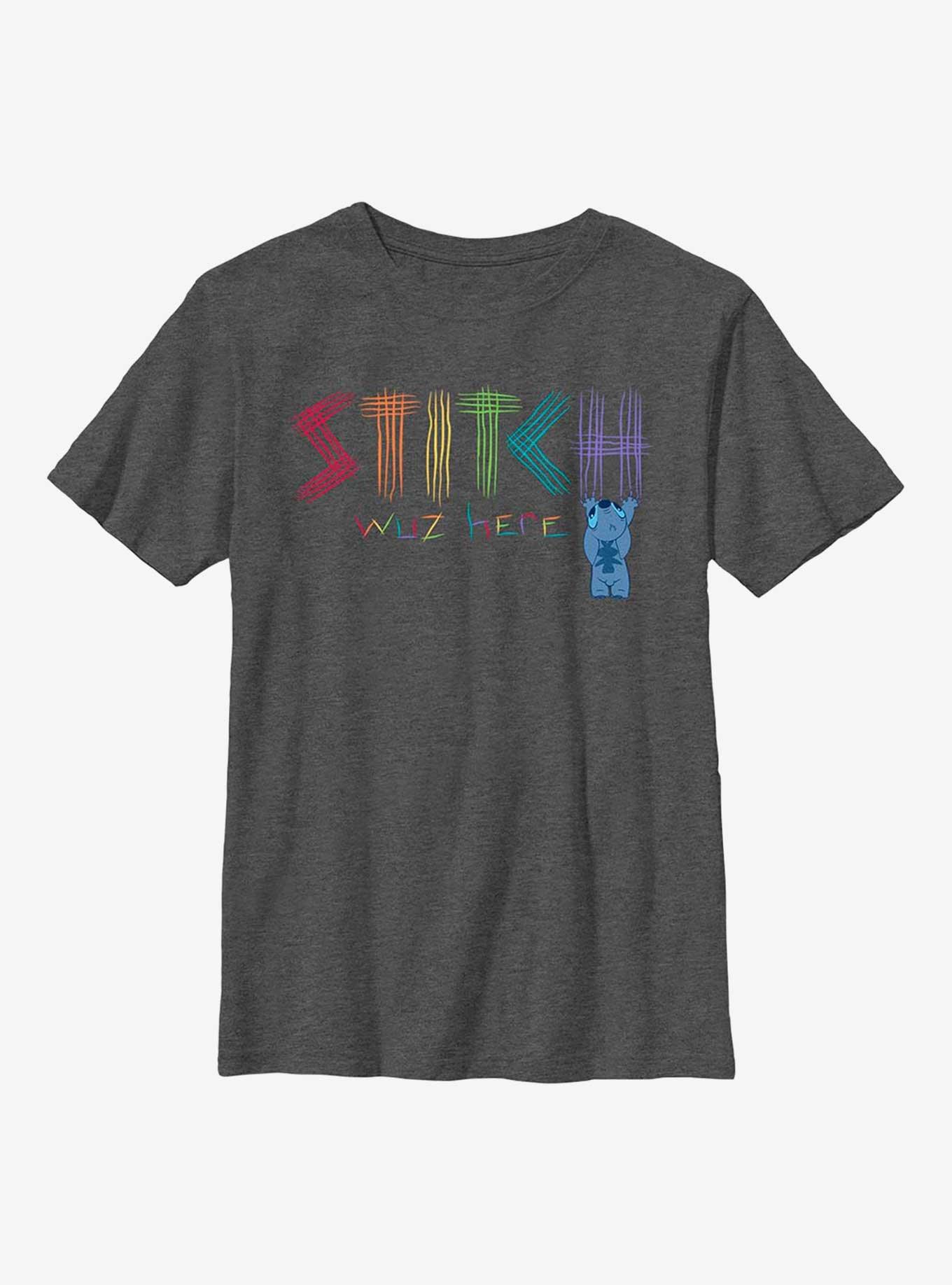 Disney Lilo And Stitch Was Here Youth T-Shirt, , hi-res