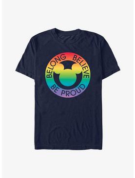 Disney Mickey Mouse Belong Believe Be Proud T-Shirt, , hi-res