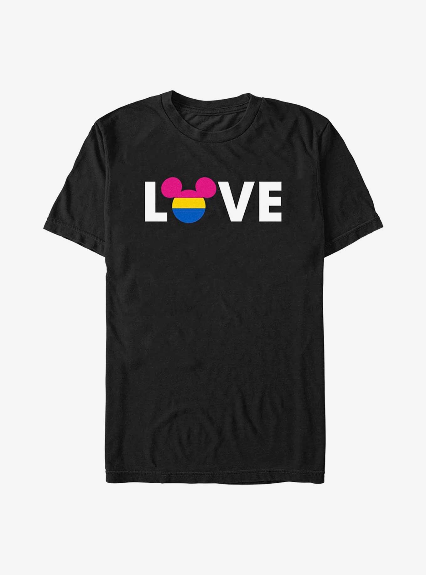 Disney Mickey Mouse Pansexual Flag T-Shirt, , hi-res
