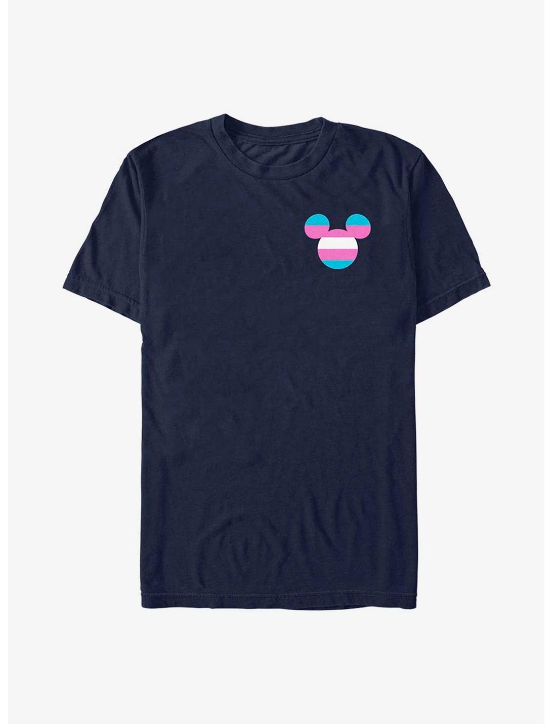 Disney Mickey Mouse Transgender Mickey Badge T-Shirt, NAVY, hi-res