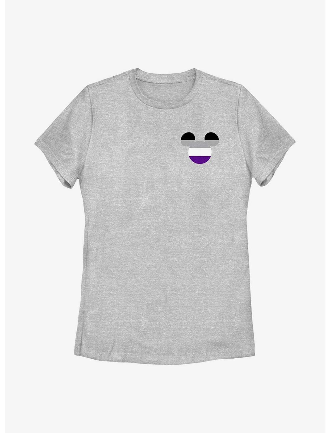 Disney Mickey Mouse Asexual Badge T-Shirt, ATH HTR, hi-res