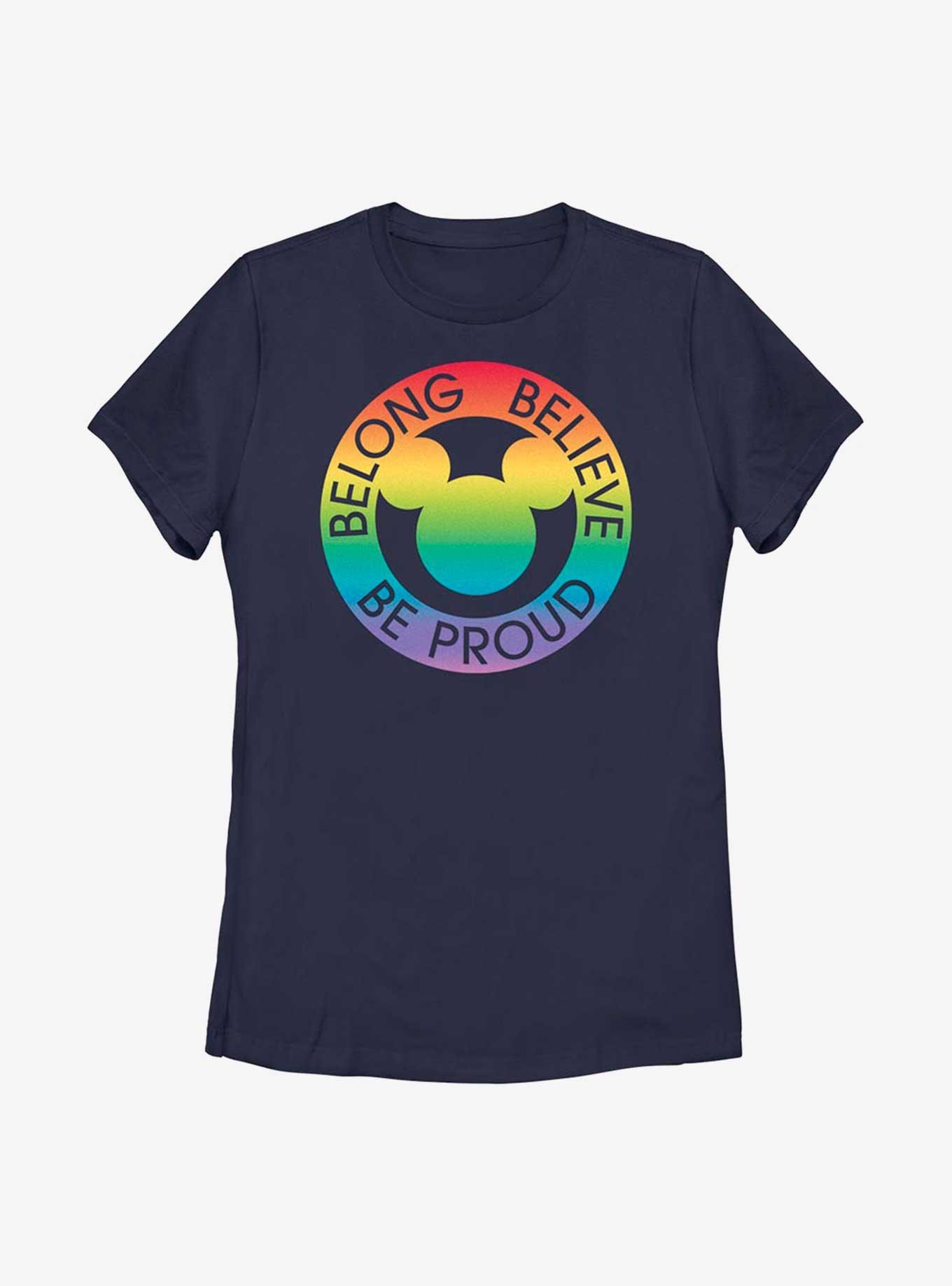 Disney Mickey Mouse Belong Believe Be Proud T-Shirt, , hi-res