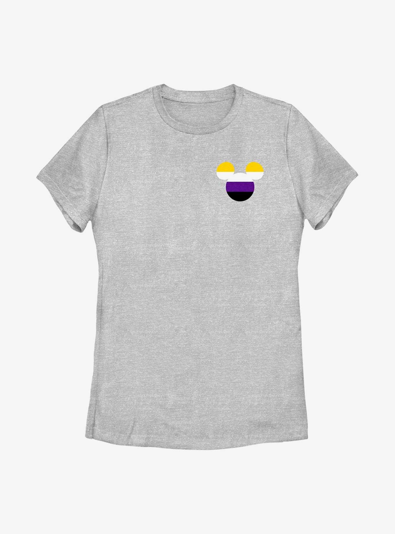 Disney Mickey Mouse Nonbinary Badge T-Shirt, , hi-res