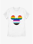Disney Mickey Mouse Rainbow Mickey T-Shirt, WHITE, hi-res