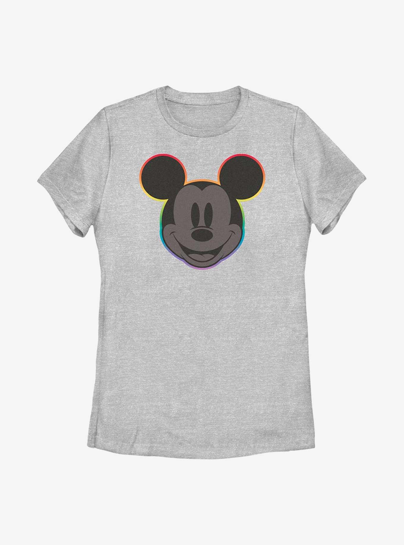 Disney Mickey Mouse Rainbow Outline T-Shirt, , hi-res
