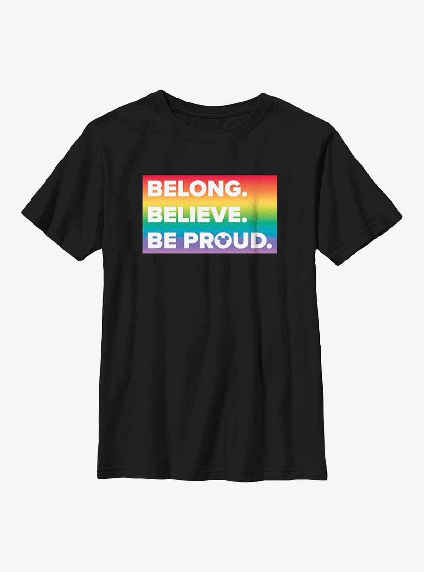 Disney Mickey Mouse Be Proud Gradient Youth T-Shirt, , hi-res