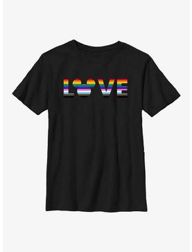 Plus Size Disney Mickey Mouse Pride Love Youth T-Shirt, , hi-res