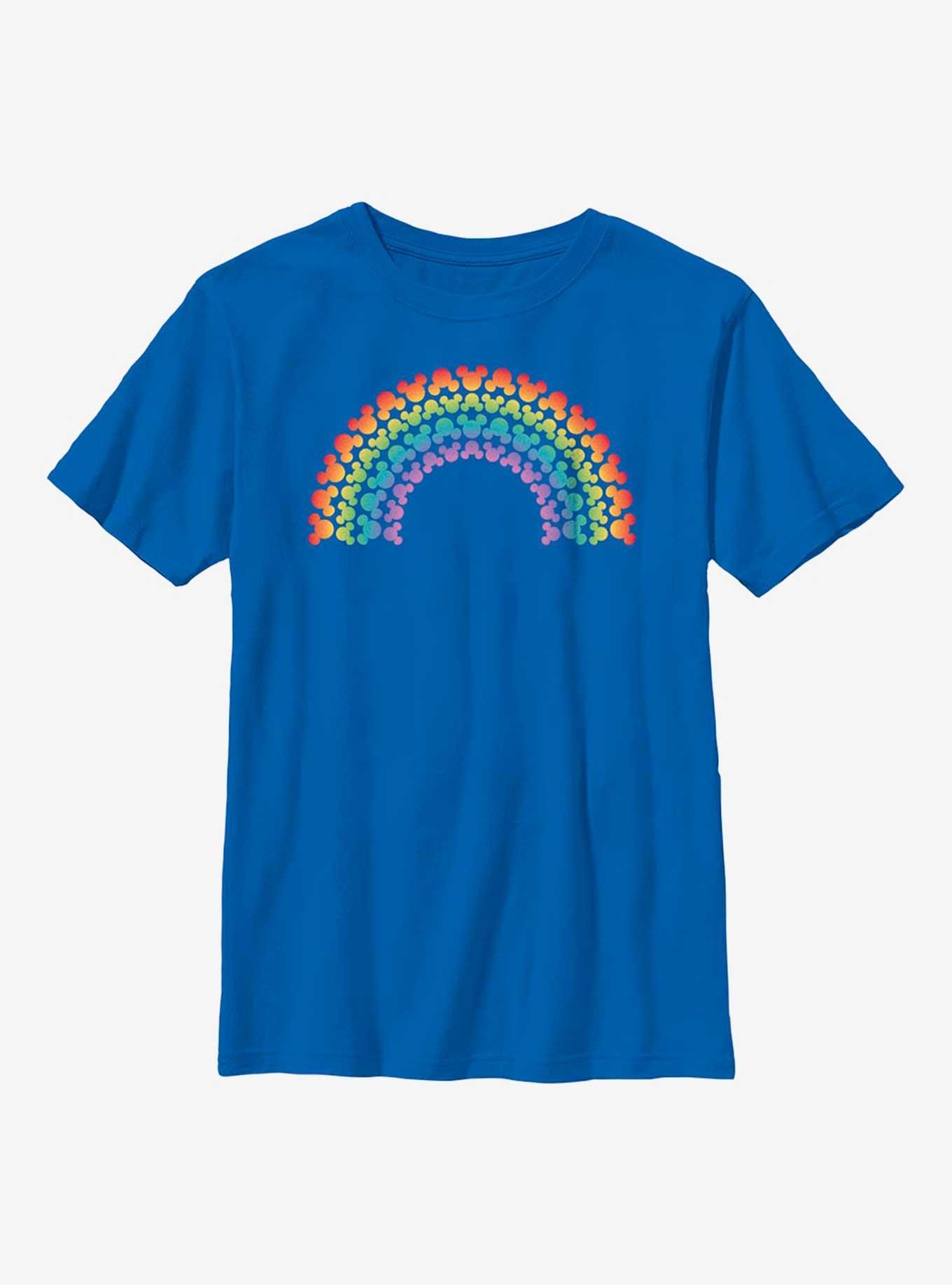 Disney Mickey Mouse Rainbow Heads Youth T-Shirt, , hi-res
