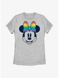 Disney Minnie Mouse Rainbow Bow Fill T-Shirt, ATH HTR, hi-res