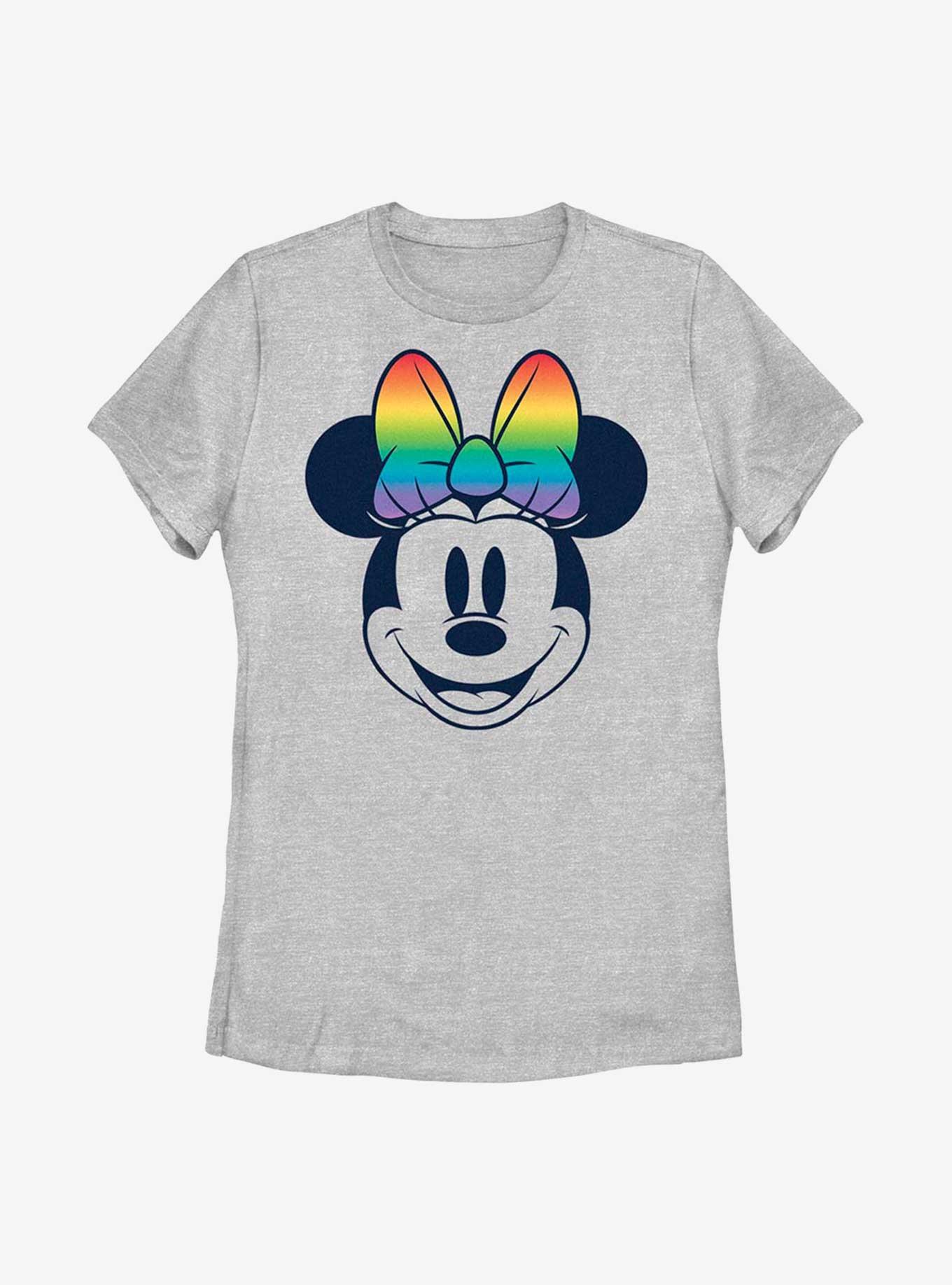 Disney Minnie Mouse Rainbow Bow Fill T-Shirt, , hi-res