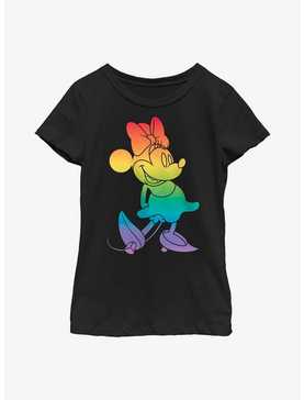 Disney Minnie Mouse Rainbow Fill Youth T-Shirt, , hi-res