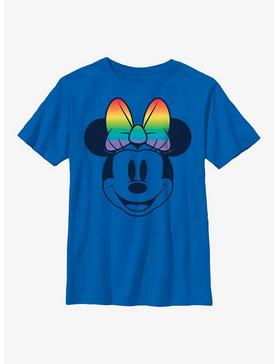 Plus Size Disney Minnie Mouse Rainbow Bow Fill Youth T-Shirt, , hi-res