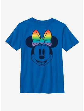 Disney Minnie Mouse Rainbow Bow Fill Youth T-Shirt, , hi-res