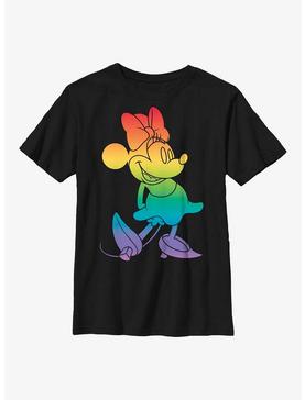 Plus Size Disney Minnie Mouse Rainbow Fill Youth T-Shirt, , hi-res