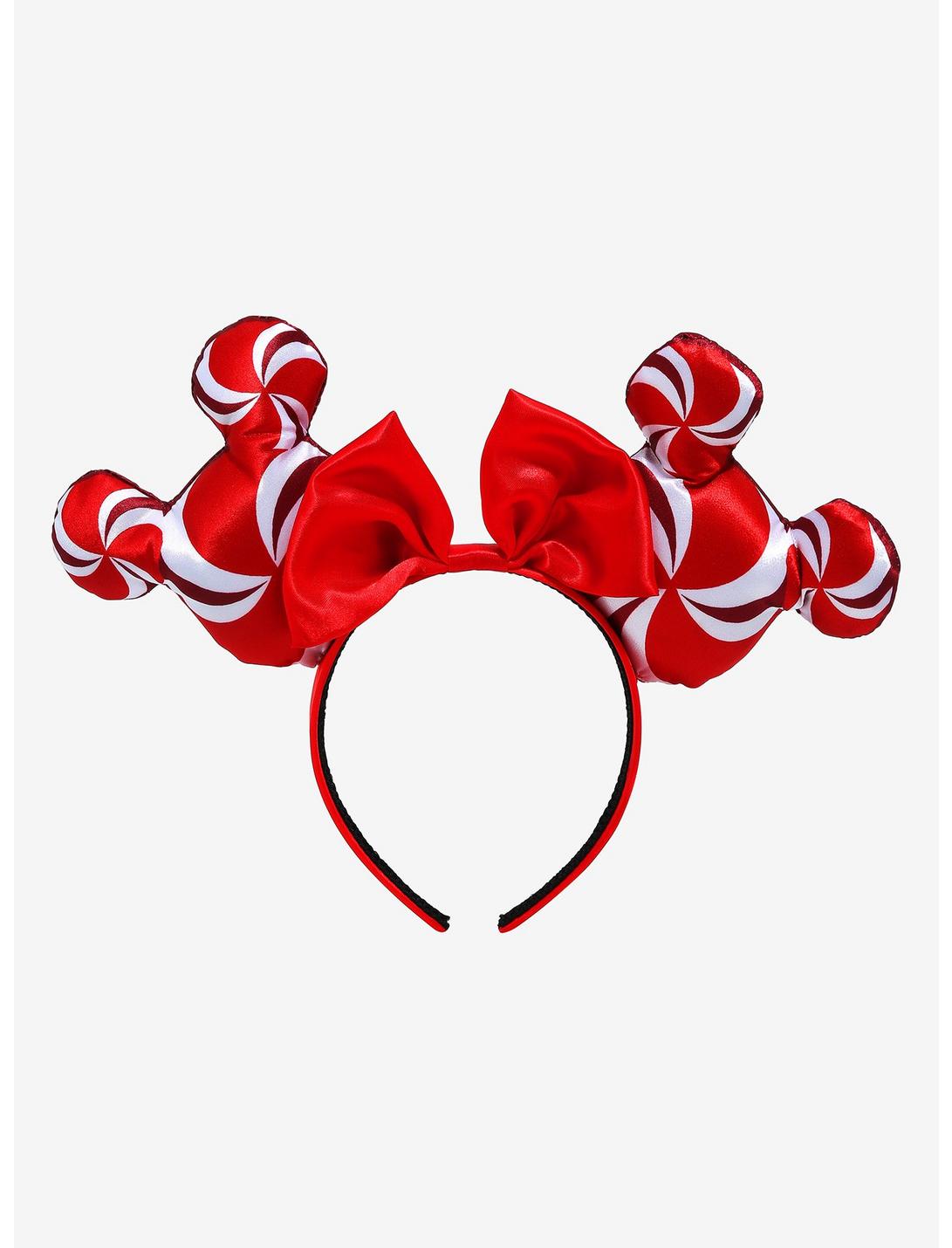 Disney Candy Cane Minnie Mouse Ears - BoxLunch Exclusive, , hi-res
