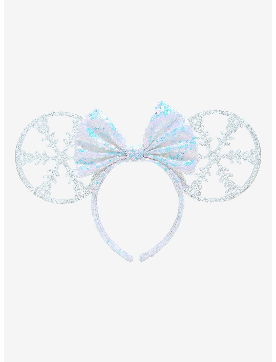 Disney Snowflake Minnie Mouse Ears - BoxLunch Exclusive, , hi-res