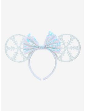 Disney Snowflake Minnie Mouse Ears - BoxLunch Exclusive, , hi-res