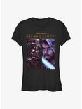 Star Wars Obi-Wan Kenobi Clash Of Strength Girls T-Shirt, BLACK, hi-res
