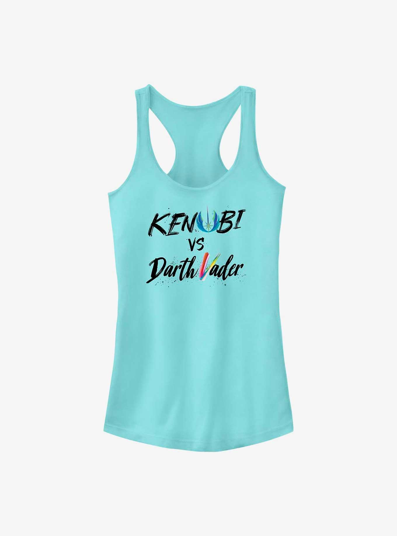 Star Wars Obi-Wan Kenobi Vader Kenobi Lettering Girls Tank