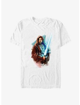 Star Wars Obi-Wan Kenobi Paint T-Shirt, WHITE, hi-res