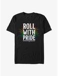 Dungeons And Dragons Roll With Pride T-Shirt, BLACK, hi-res
