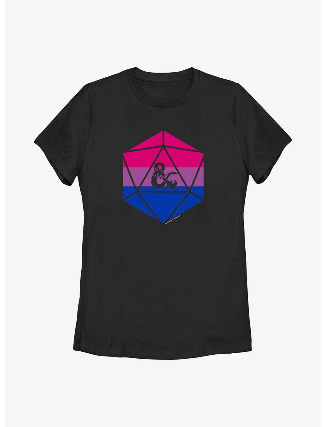 Dungeons And Dragons Bisexual D20 T-Shirt, BLACK, hi-res
