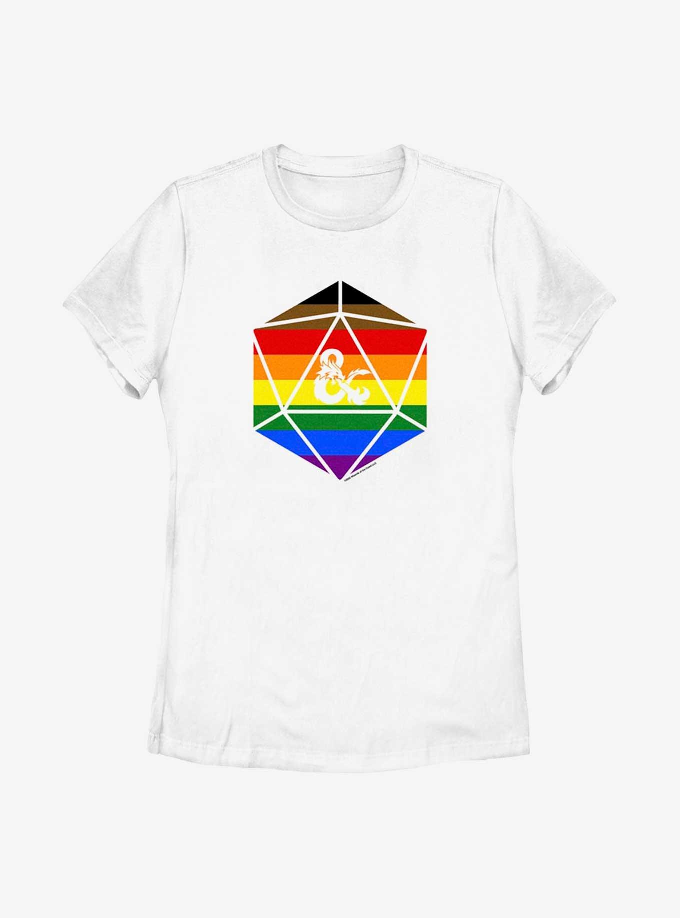 Dungeons And Dragons Pride D20 Flag T-Shirt, , hi-res
