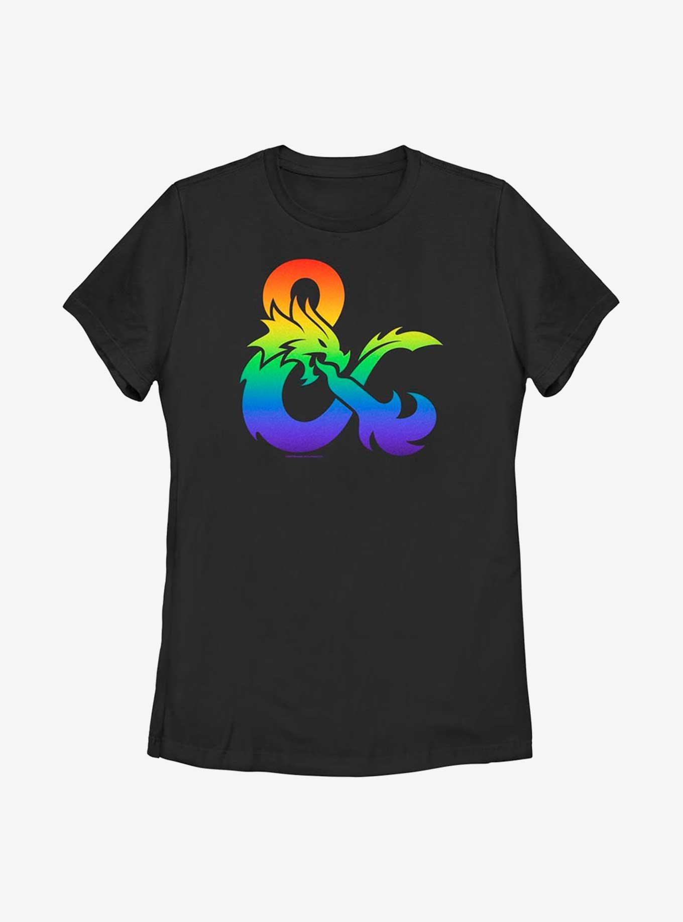 Dungeons And Dragons Pride Gradient Logo T-Shirt, , hi-res