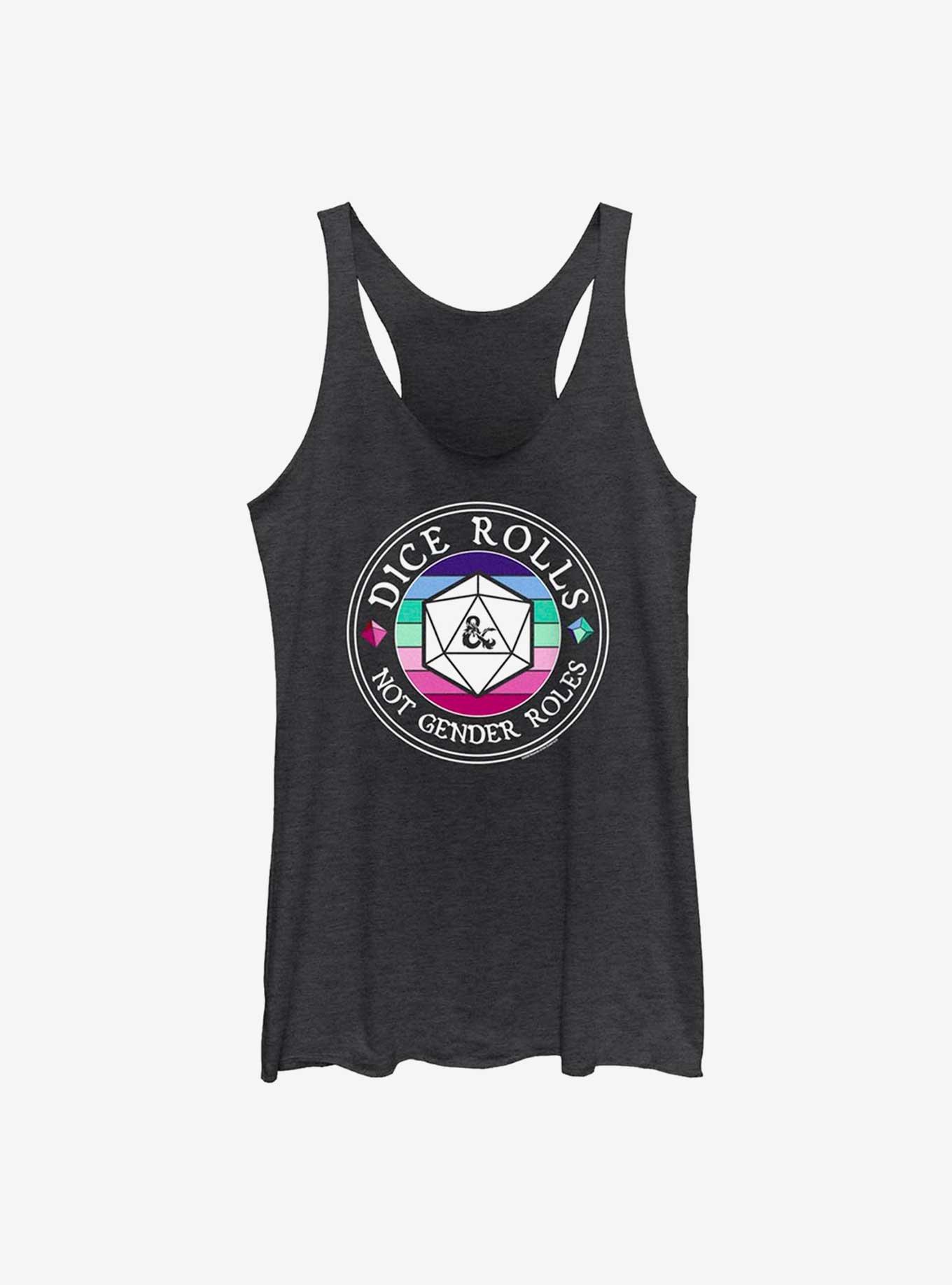 Dungeons And Dragons Dice Rolls Not Gender Roles Tank Top, , hi-res