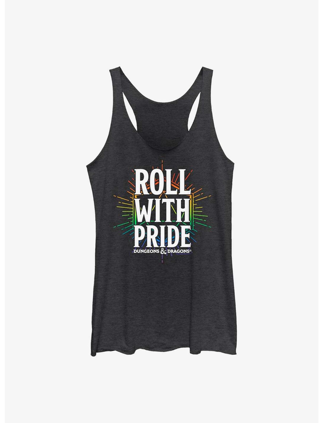 Dungeons And Dragons Roll With Pride Tank Top, BLK HTR, hi-res