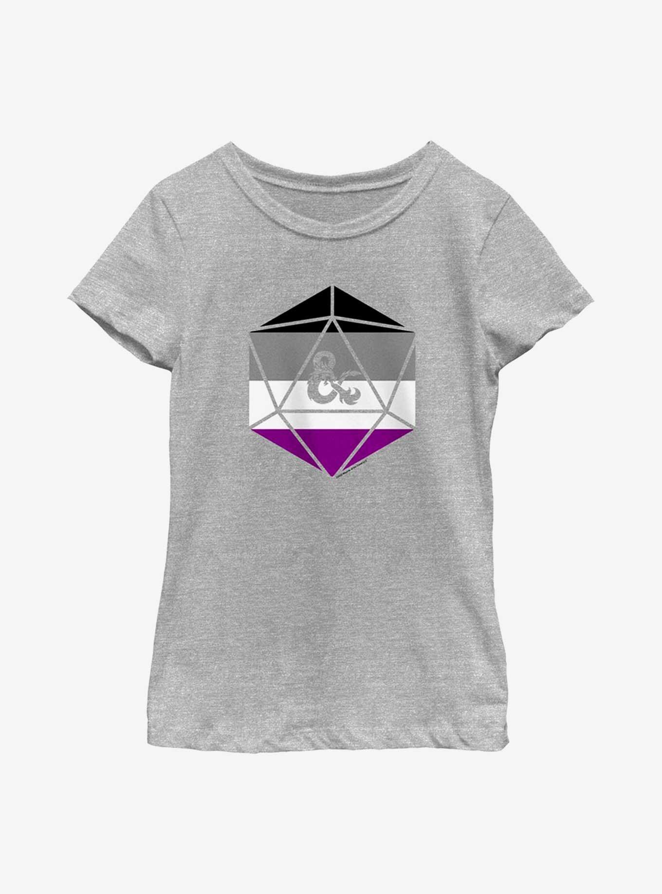 Dungeons And Dragons Asexual D20 Youth T-Shirt, , hi-res