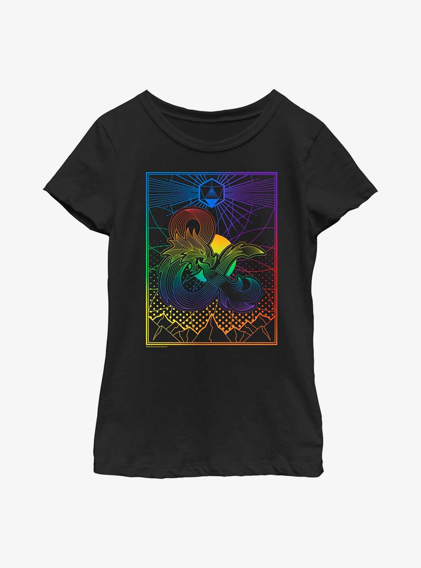 Dungeons And Dragons Gradient Landscape Youth T-Shirt, , hi-res
