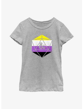 Dungeons And Dragons Non Binary D20 Youth T-Shirt, , hi-res
