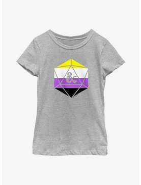 Dungeons And Dragons Non Binary D20 Youth T-Shirt, , hi-res