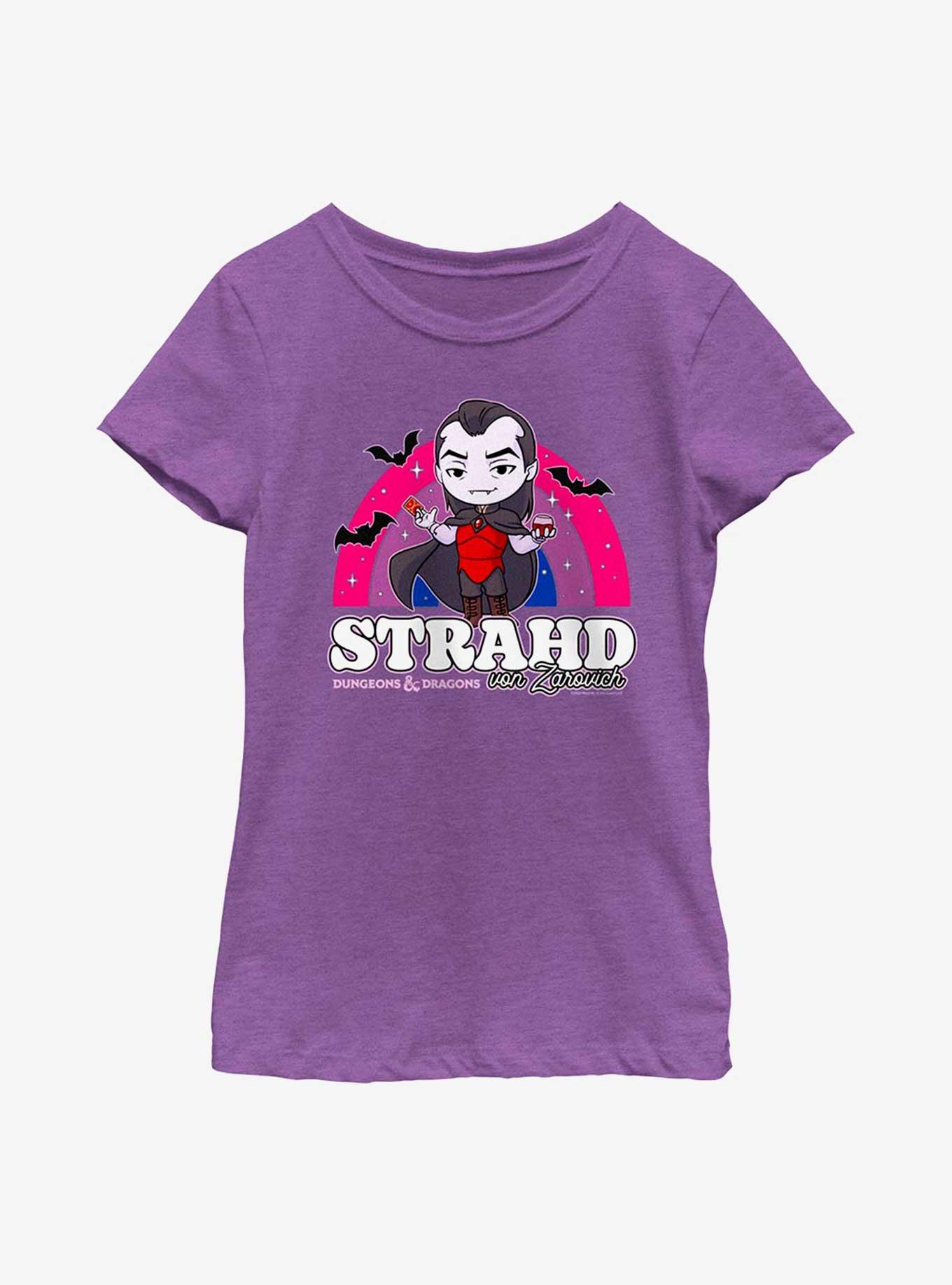Dungeons And Dragons Bisexual Pride Strahd Chibi Youth T-Shirt, , hi-res