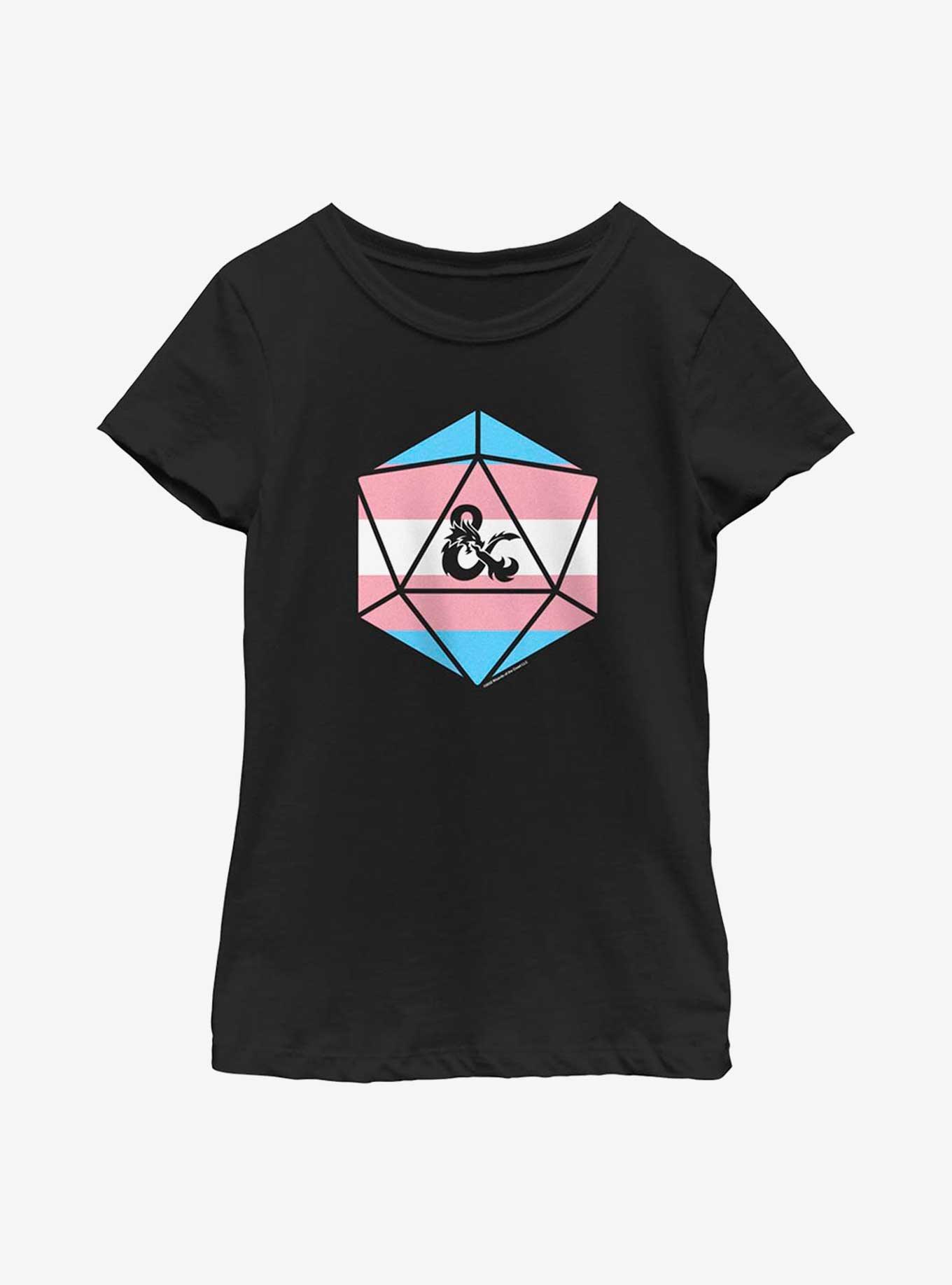 Dungeons And Dragons Transgender D20 Youth T-Shirt, , hi-res